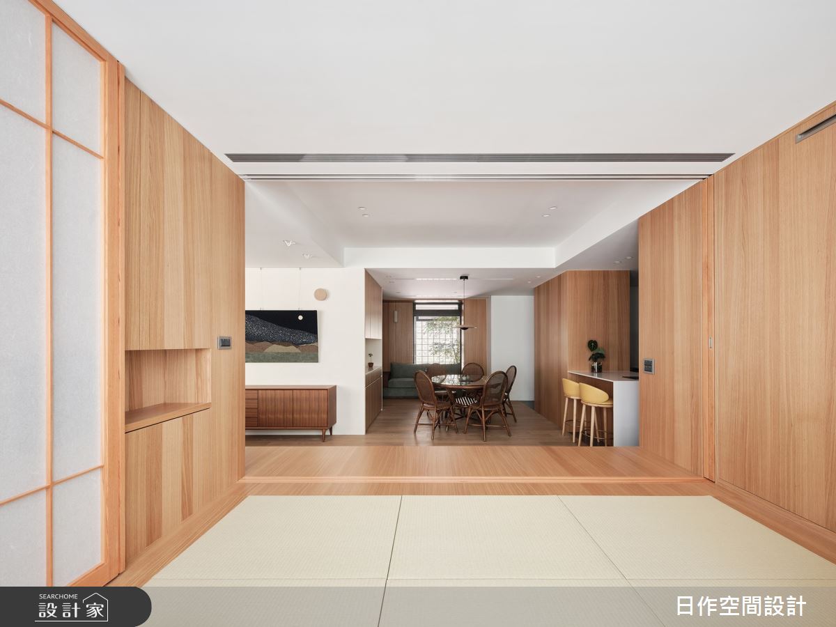 40坪＿人文禪風餐廳和室多功能室中島案例圖片＿日作空間設計有限公司＿日作_66之13