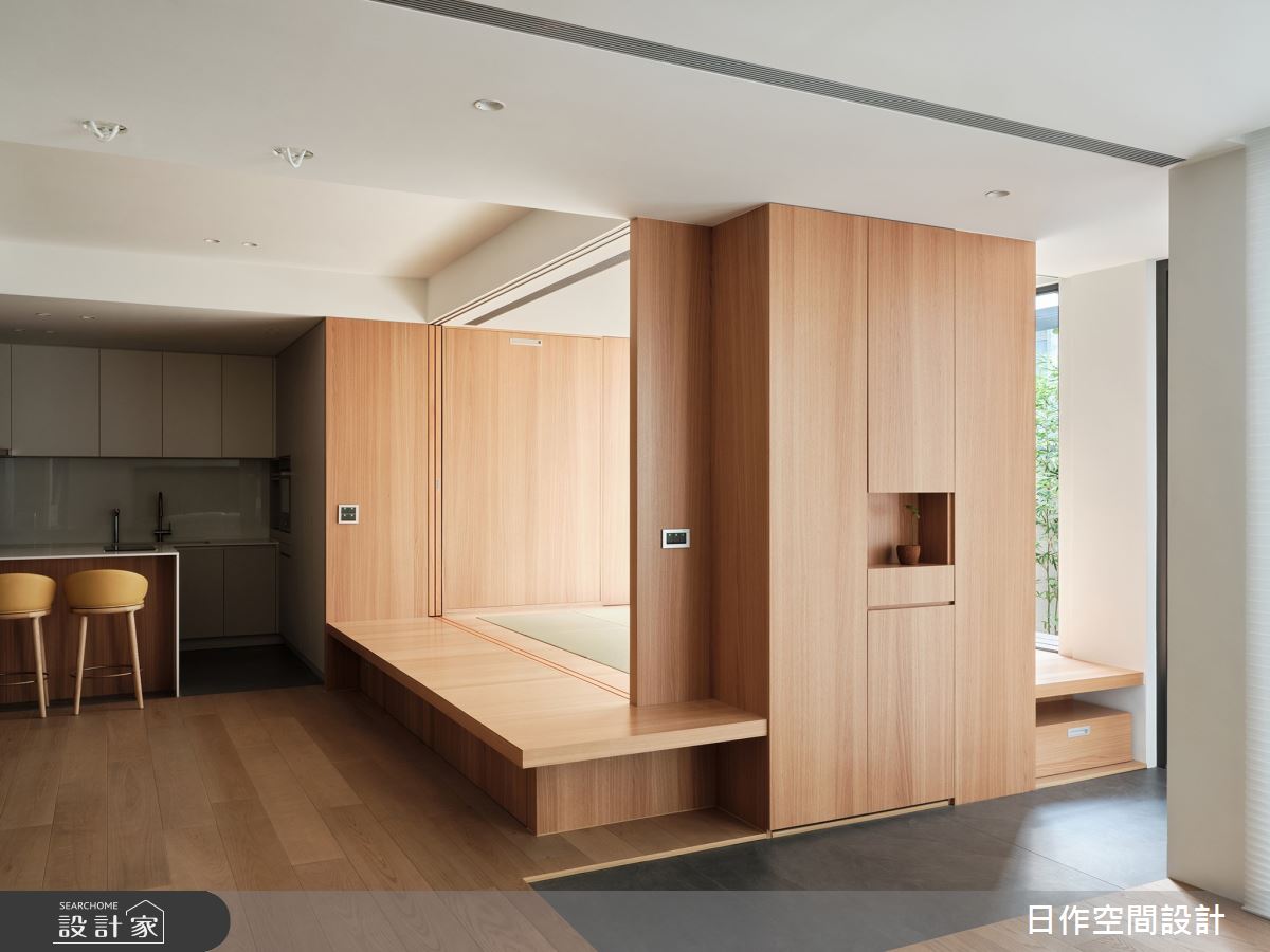 40坪＿人文禪風廚房和室多功能室中島案例圖片＿日作空間設計有限公司＿日作_66之14