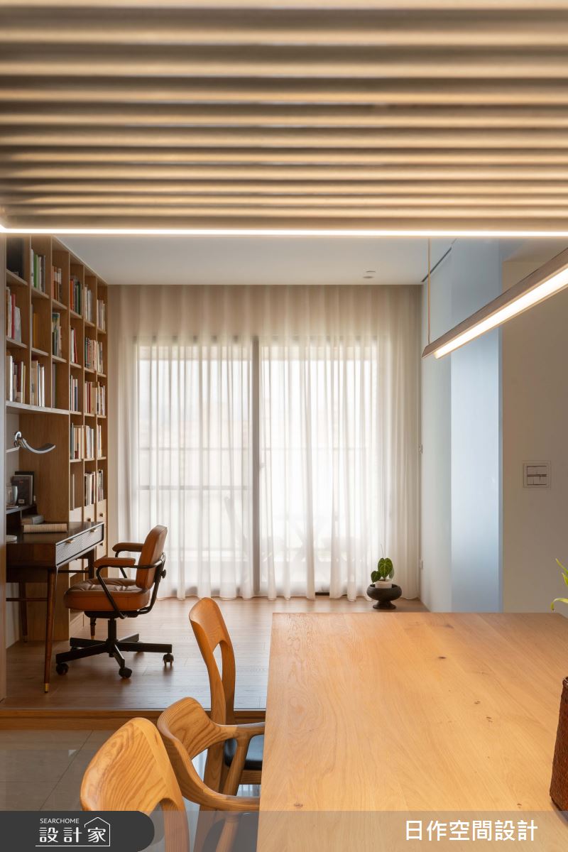 27坪預售屋＿日式無印風餐廳書房多功能室案例圖片＿日作空間設計有限公司＿日作_69.Denology。思想識界之3