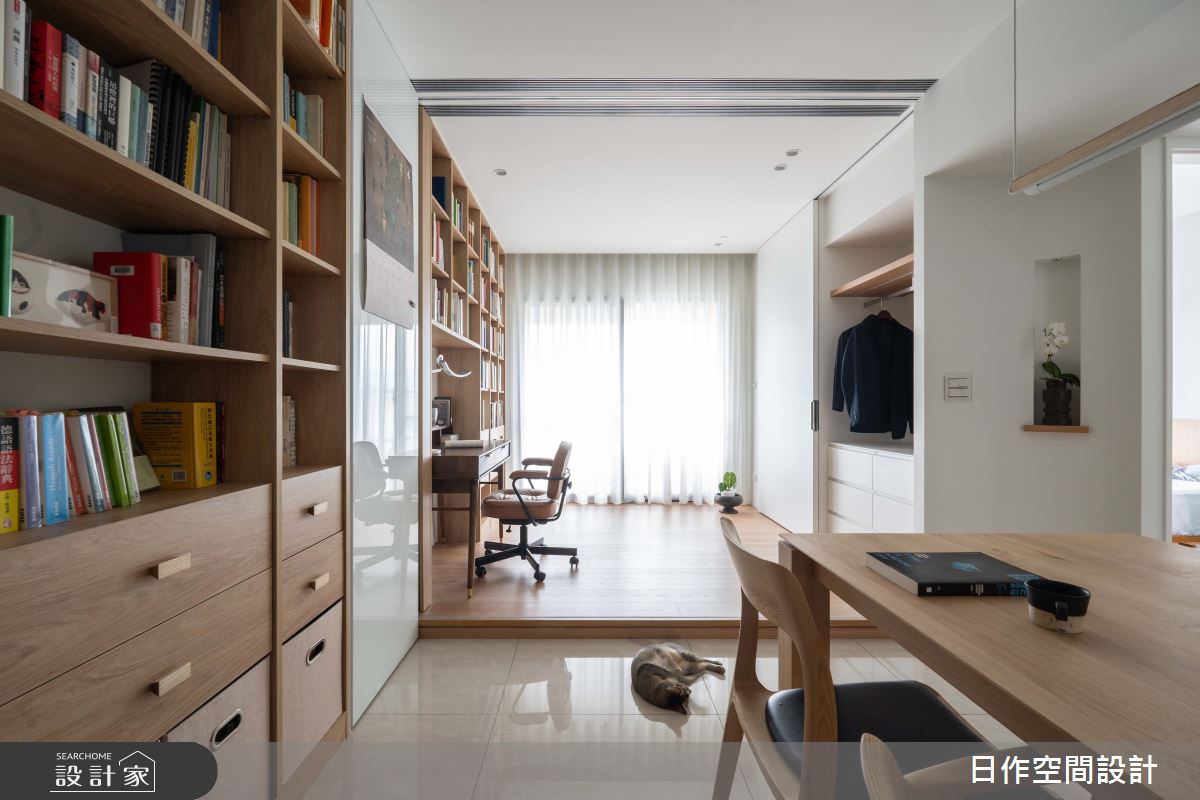 27坪預售屋＿日式無印風餐廳書房多功能室案例圖片＿日作空間設計有限公司＿日作_69.Denology。思想識界之1