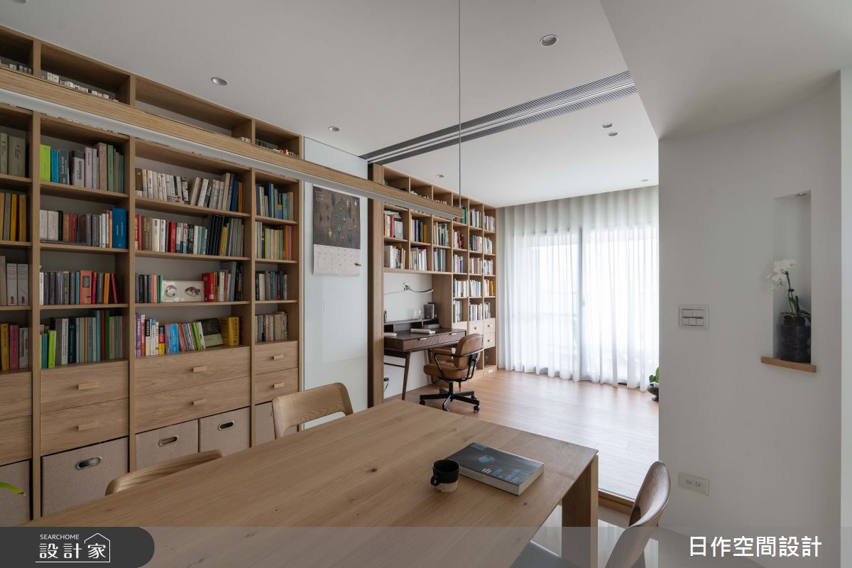 27坪預售屋＿日式無印風餐廳書房多功能室案例圖片＿日作空間設計有限公司＿日作_69.Denology。思想識界之5