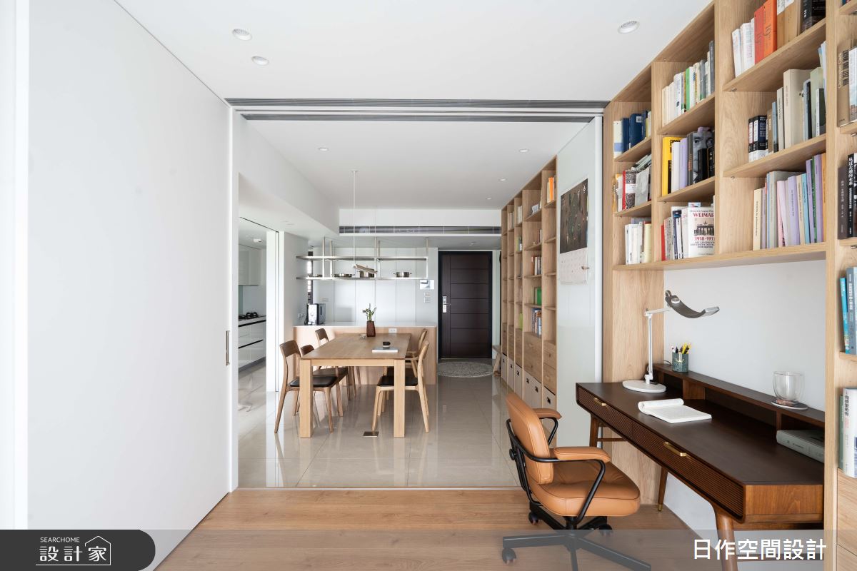 27坪預售屋＿日式無印風玄關餐廳吧檯書房多功能室中島案例圖片＿日作空間設計有限公司＿日作_69.Denology。思想識界之8