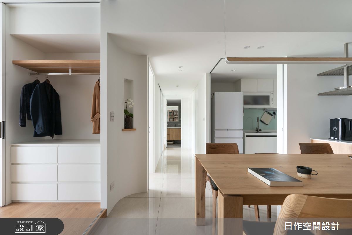 27坪預售屋＿日式無印風餐廳廚房書房走廊多功能室案例圖片＿日作空間設計有限公司＿日作_69.Denology。思想識界之13