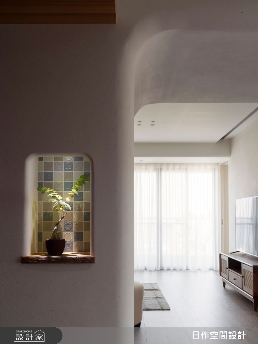 45坪新成屋(5年以下)＿日式無印風玄關客廳案例圖片＿日作空間設計有限公司＿日作_70.minä。織穴之家之4