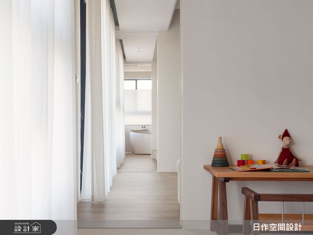 45坪新成屋(5年以下)＿日式無印風臥室浴室案例圖片＿日作空間設計有限公司＿日作_70.minä。織穴之家之21