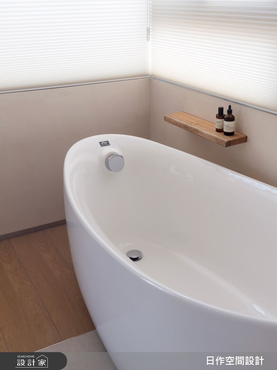 45坪新成屋(5年以下)＿日式無印風浴室案例圖片＿日作空間設計有限公司＿日作_70.minä。織穴之家之31