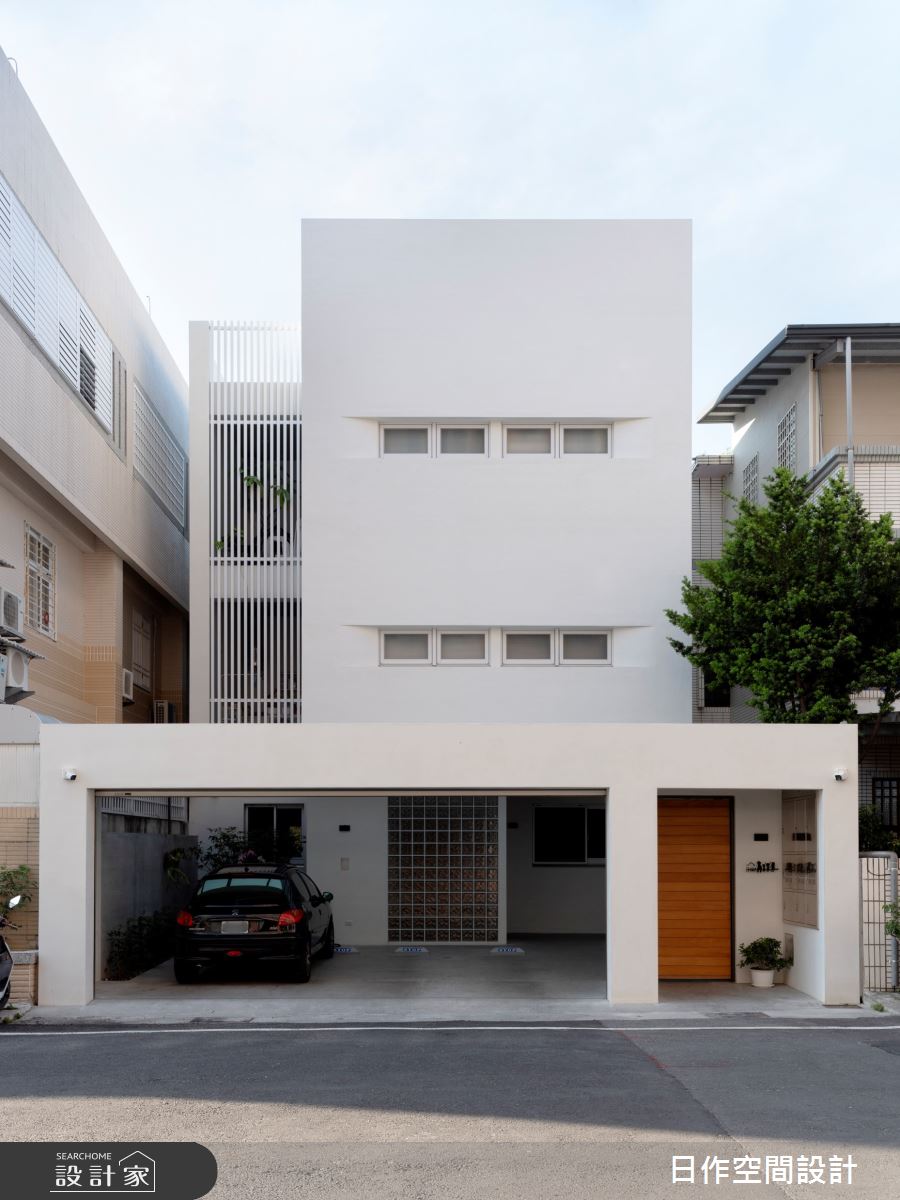 70坪毛胚屋＿現代風玄關車庫案例圖片＿日作空間設計有限公司＿日作_71之3