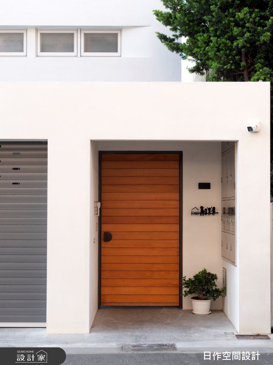 70坪毛胚屋＿現代風玄關車庫案例圖片＿日作空間設計有限公司＿日作_71之4