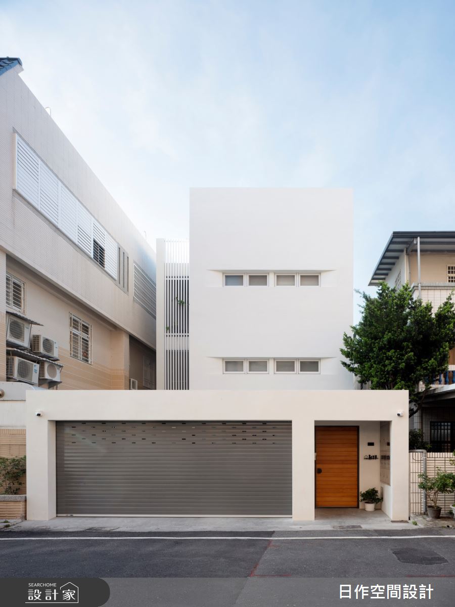 70坪毛胚屋＿現代風玄關車庫案例圖片＿日作空間設計有限公司＿日作_71之2