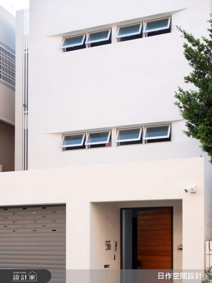 70坪毛胚屋＿現代風玄關車庫案例圖片＿日作空間設計有限公司＿日作_71之5