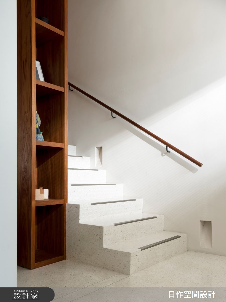 70坪毛胚屋＿現代風玄關樓梯案例圖片＿日作空間設計有限公司＿日作_71之3548