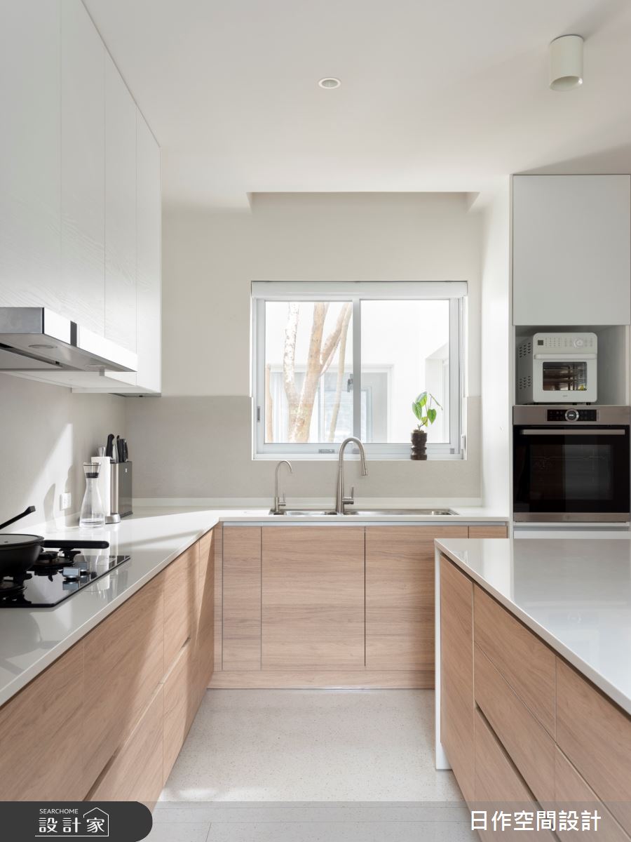 70坪毛胚屋＿現代風廚房中島案例圖片＿日作空間設計有限公司＿日作_71之16