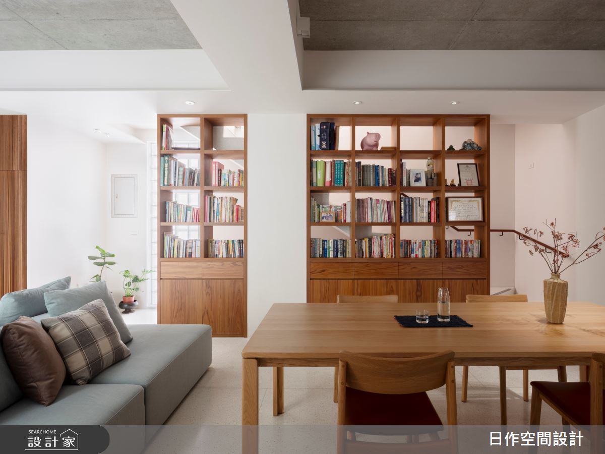 70坪毛胚屋＿現代風客廳書房案例圖片＿日作空間設計有限公司＿日作_71之30