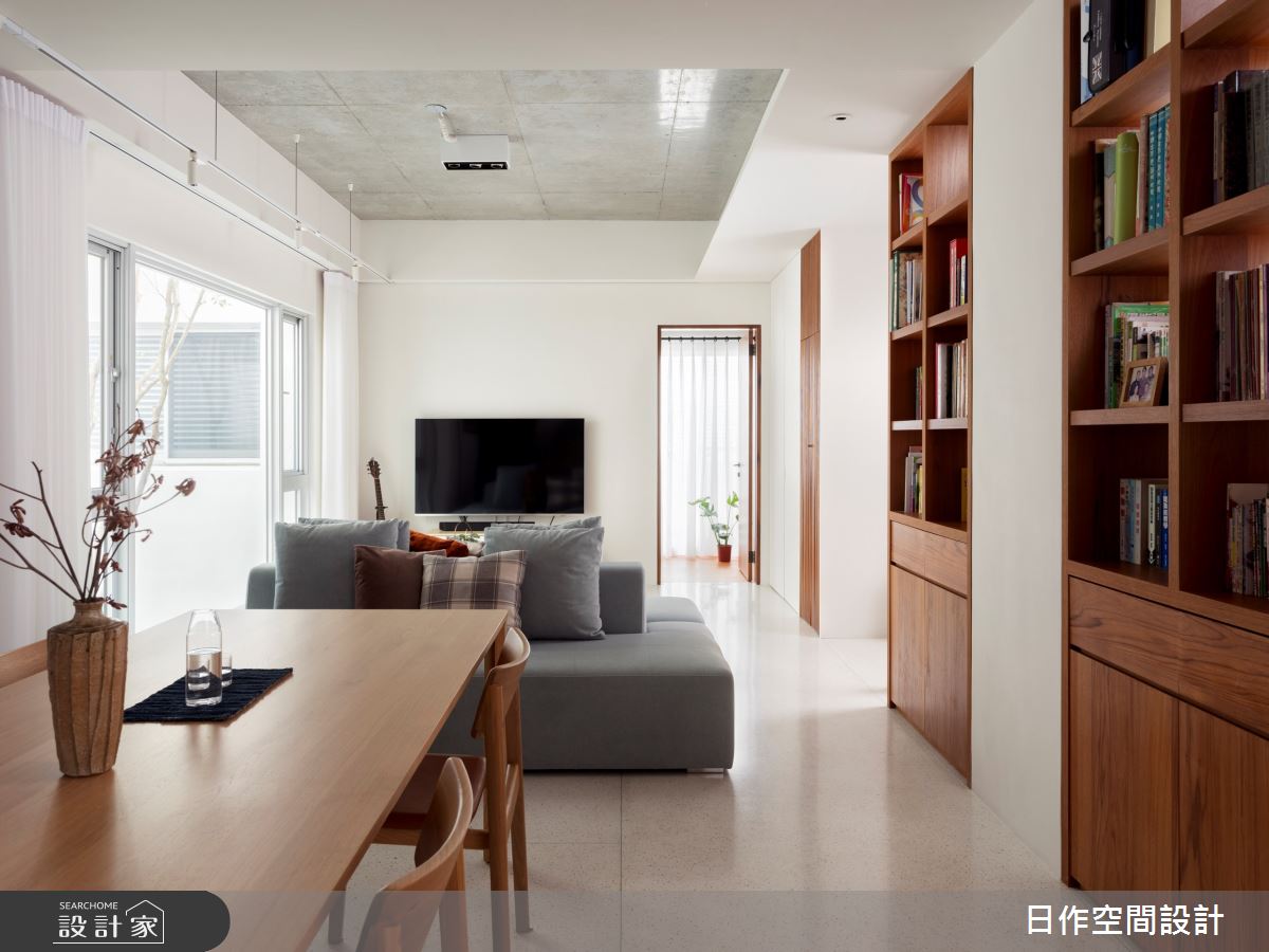 70坪毛胚屋＿現代風客廳書房案例圖片＿日作空間設計有限公司＿日作_71之31
