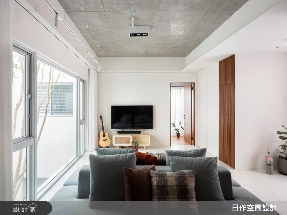 70坪毛胚屋＿現代風客廳案例圖片＿日作空間設計有限公司＿日作_71之32