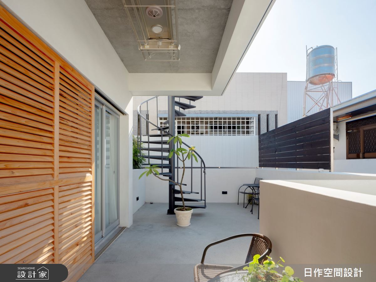70坪毛胚屋＿現代風樓梯案例圖片＿日作空間設計有限公司＿日作_71之56
