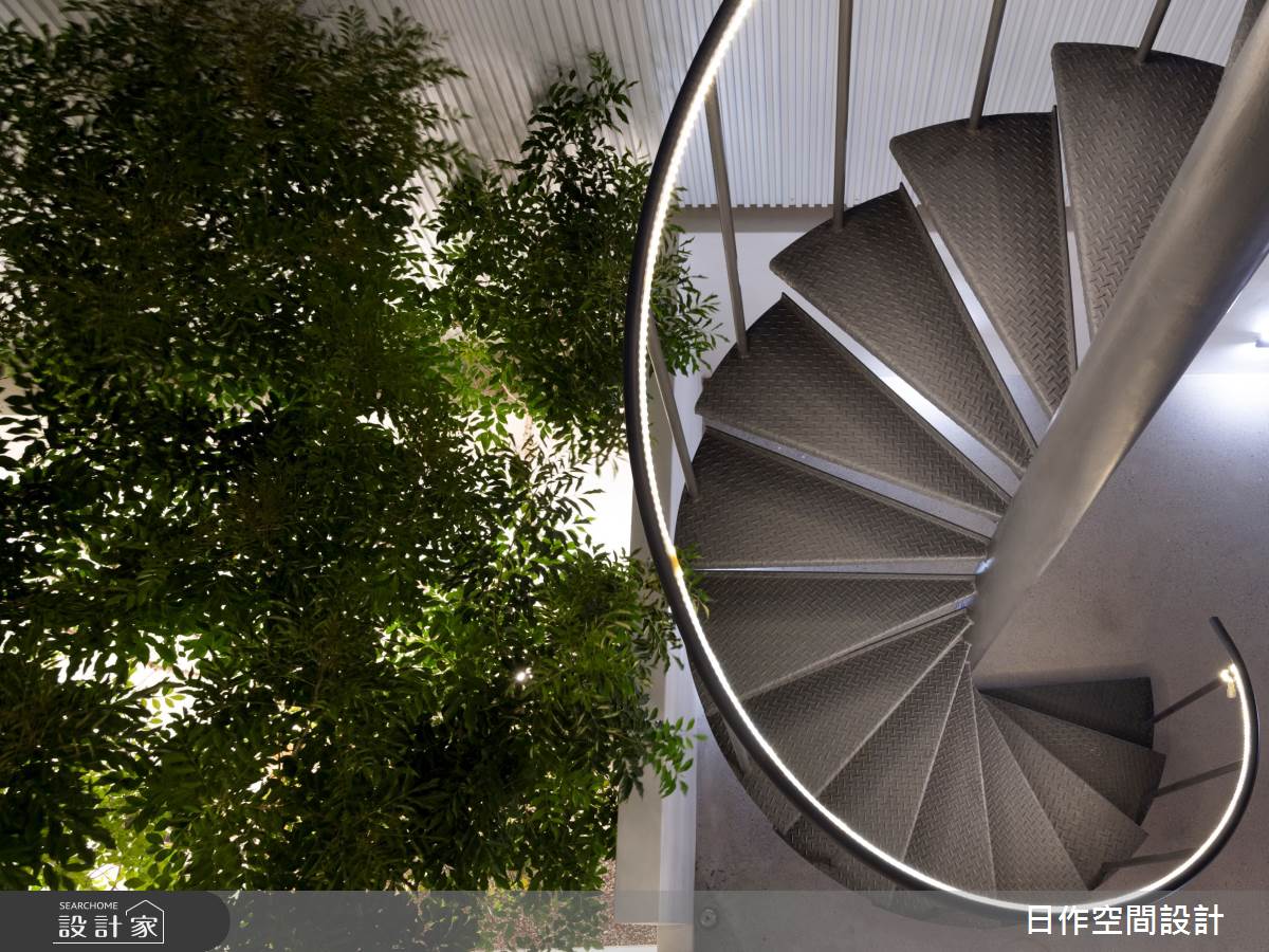70坪毛胚屋＿現代風樓梯案例圖片＿日作空間設計有限公司＿日作_71之61