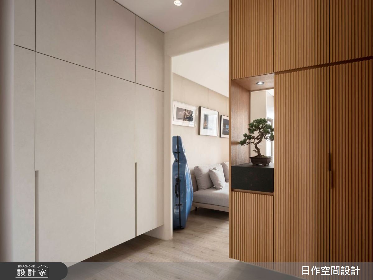 預售屋＿北歐風玄關客廳案例圖片＿日作空間設計有限公司＿日作_74之915