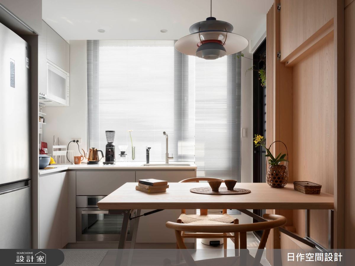 預售屋＿北歐風餐廳廚房案例圖片＿日作空間設計有限公司＿日作_74之2490