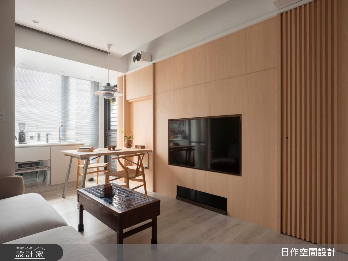 預售屋＿北歐風客廳餐廳案例圖片＿日作空間設計有限公司＿日作_74之9