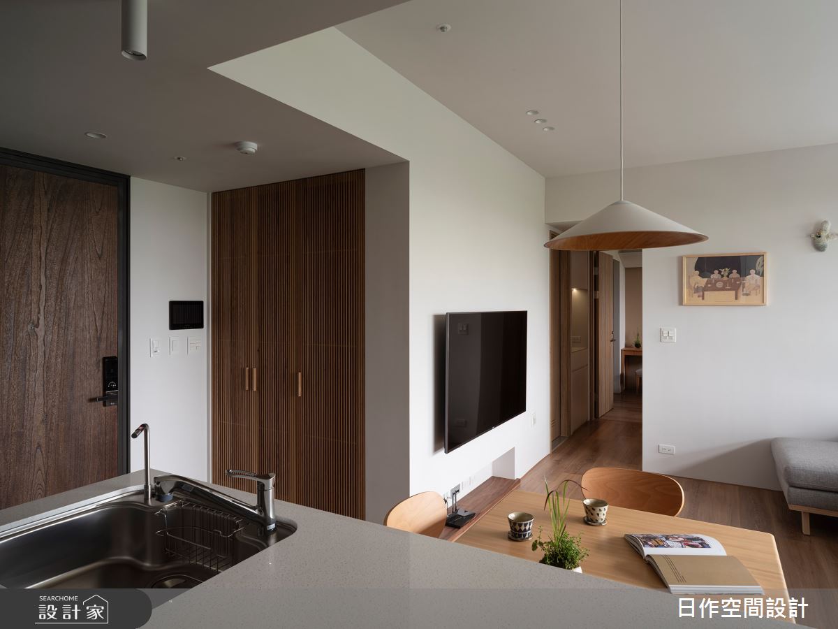 18坪預售屋＿日式無印風客廳餐廳中島案例圖片＿日作空間設計有限公司＿日作_76之15