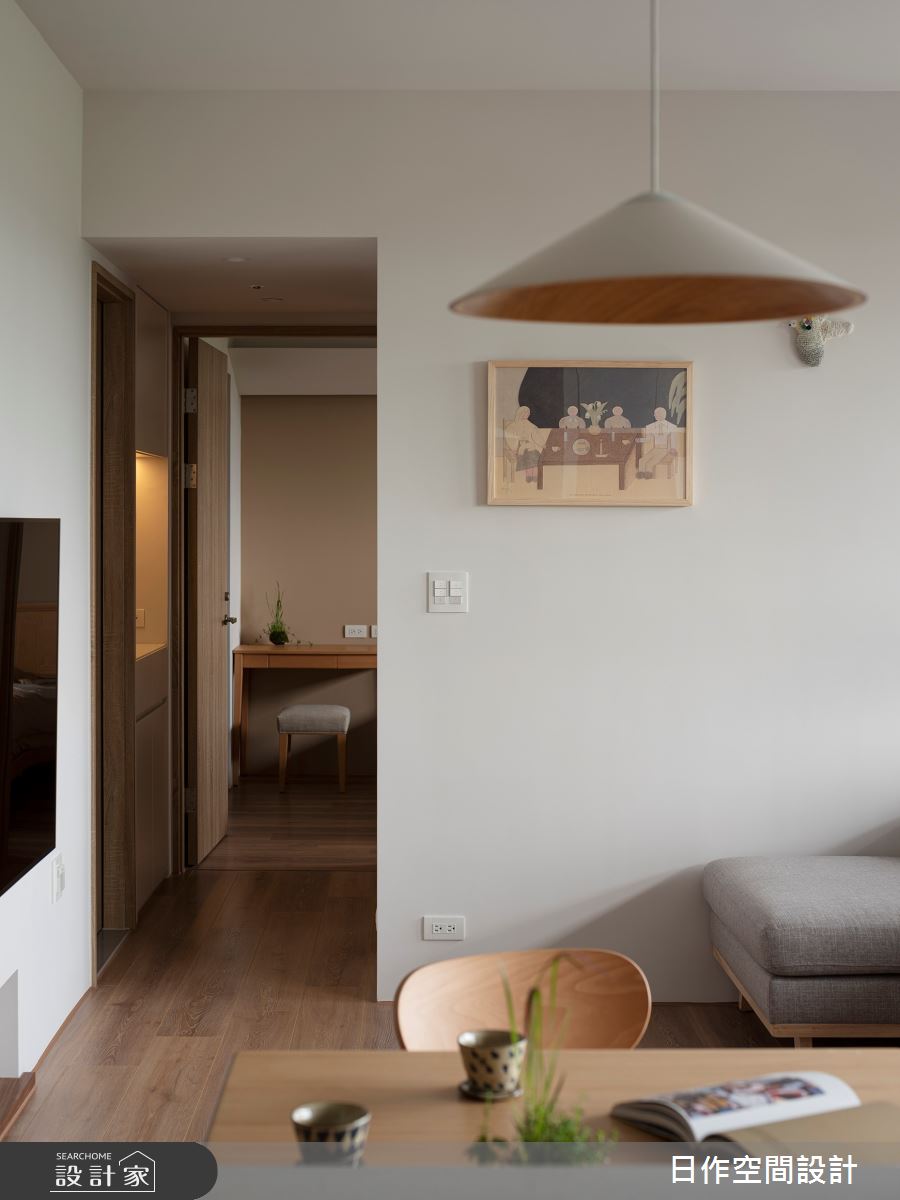 18坪預售屋＿日式無印風客廳餐廳案例圖片＿日作空間設計有限公司＿日作_76之16