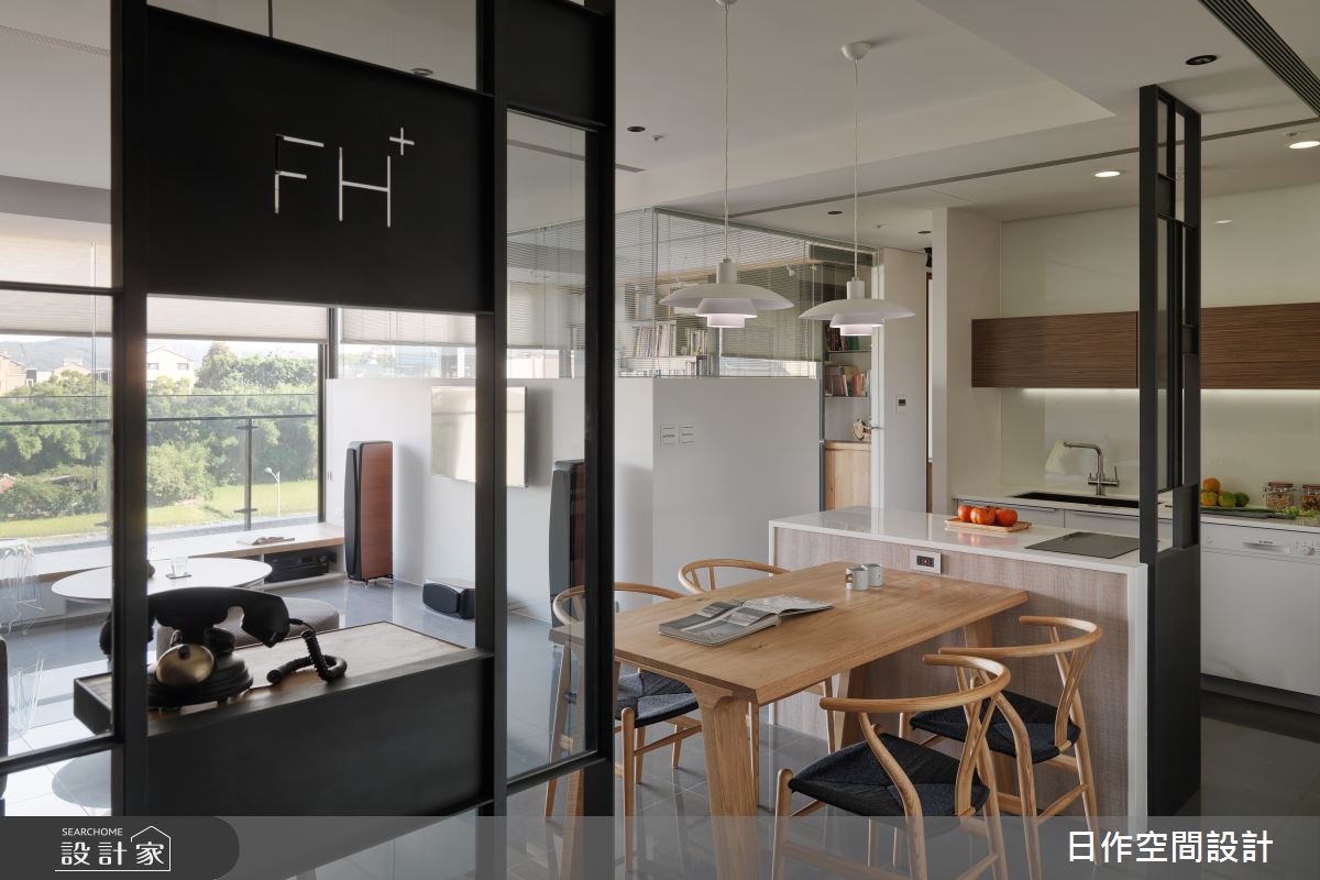 新成屋(5年以下)＿日式無印風玄關客廳餐廳廚房中島案例圖片＿日作空間設計有限公司＿日作_77之3