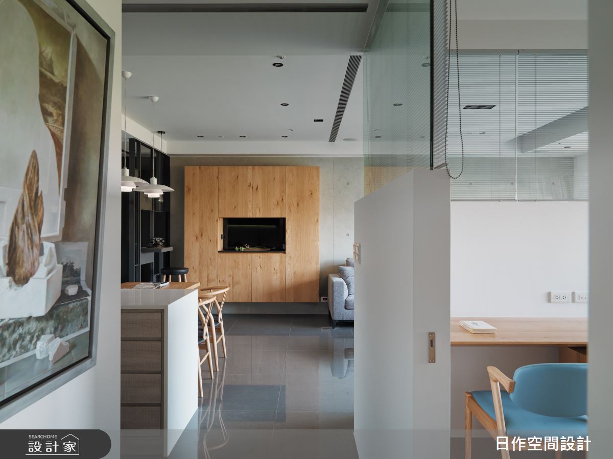 新成屋(5年以下)＿日式無印風書房走廊案例圖片＿日作空間設計有限公司＿日作_77之17