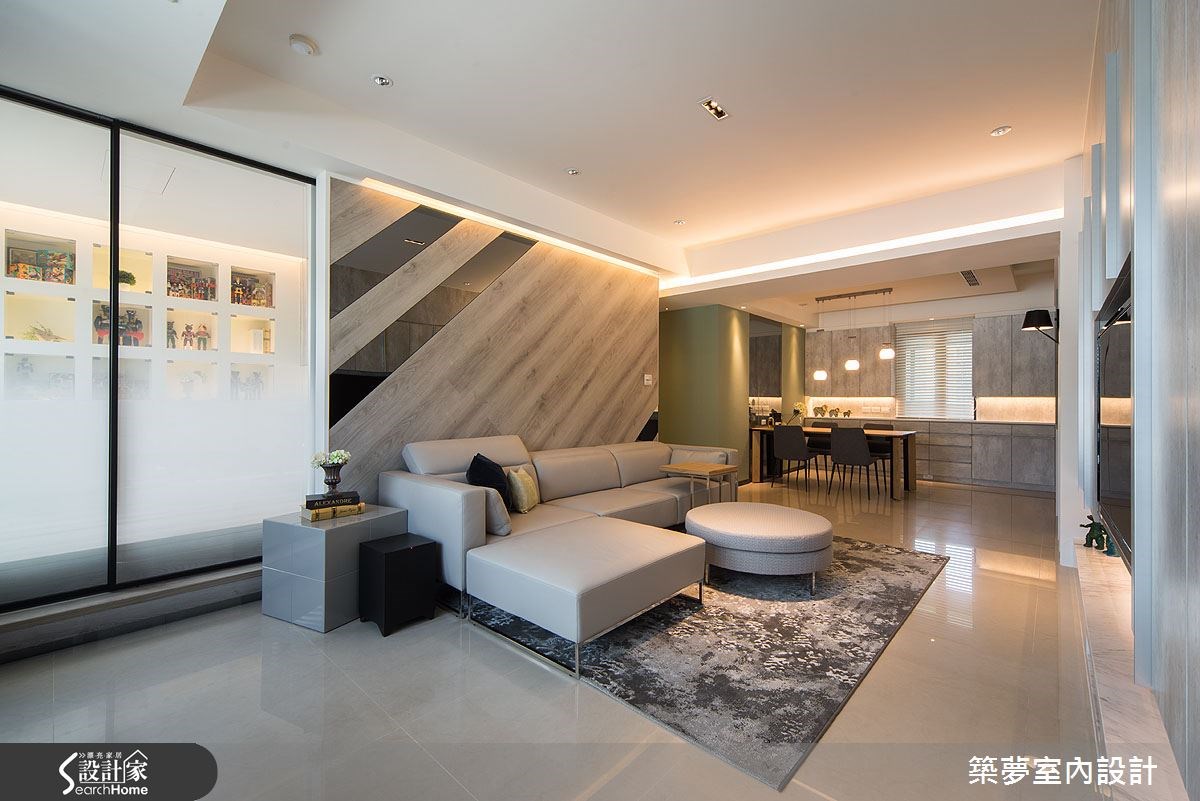 45坪新成屋(5年以下)＿人文禪風客廳餐廳案例圖片＿築夢室內設計＿築夢_02之11