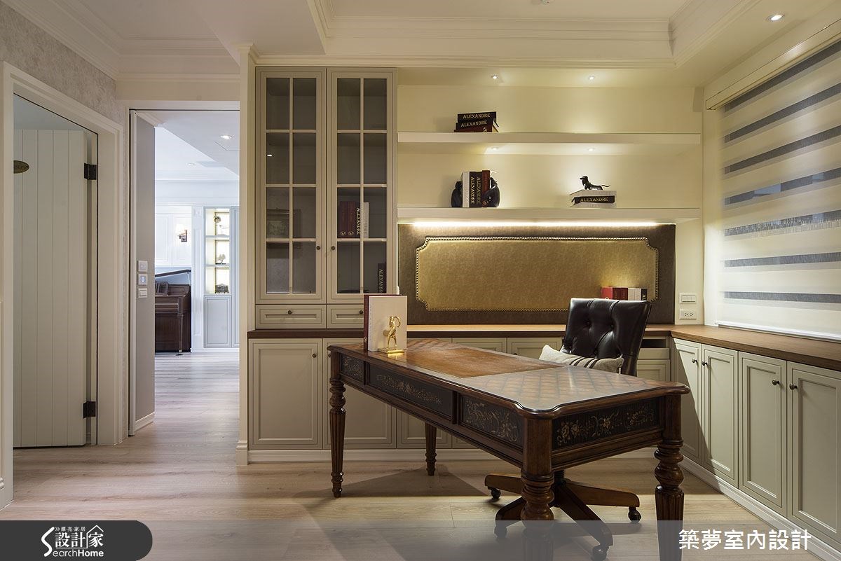 40坪老屋(16~30年)＿新古典書房案例圖片＿築夢室內設計＿築夢_04之49