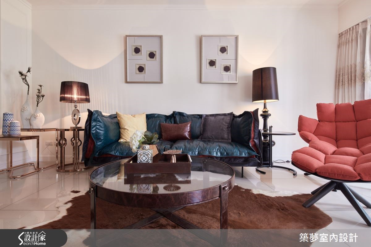 60坪新成屋(5年以下)＿新古典客廳案例圖片＿築夢室內設計＿築夢_06之10