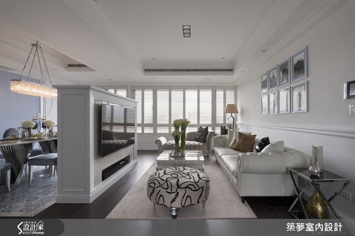 60坪新成屋(5年以下)＿新古典客廳案例圖片＿築夢室內設計＿築夢_07之1036