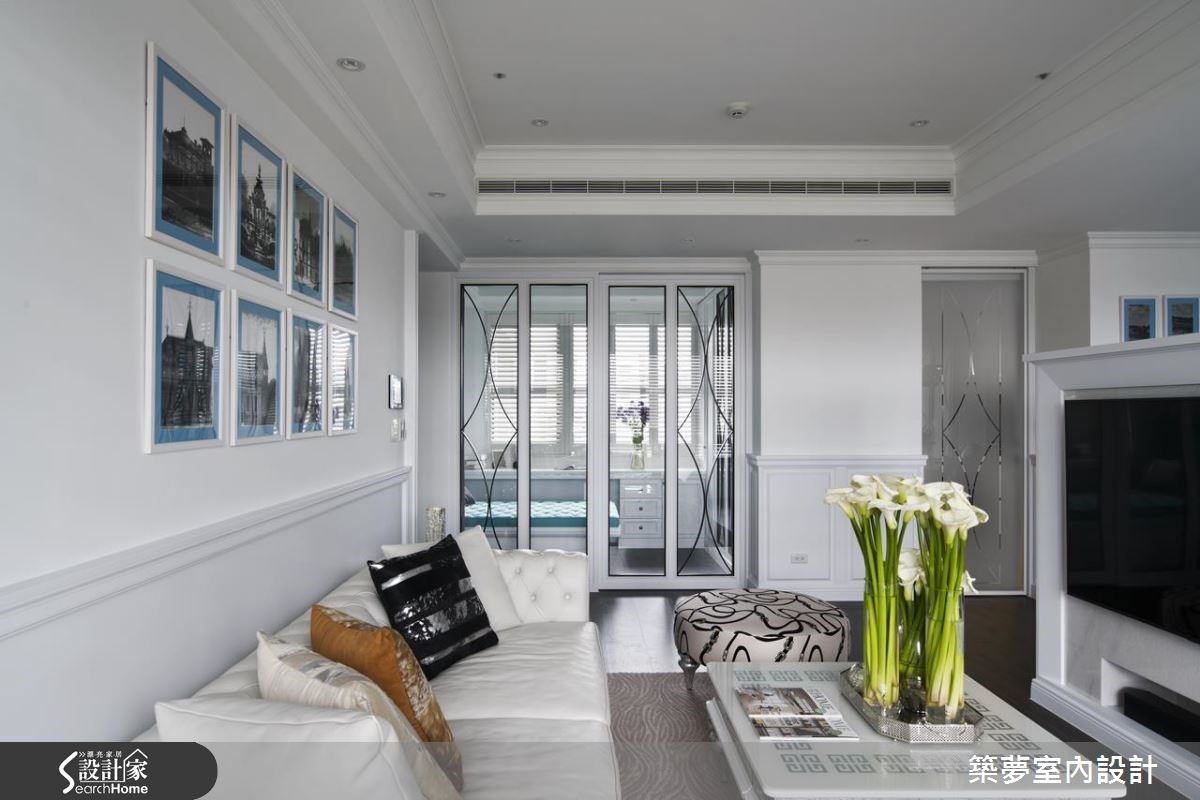 60坪新成屋(5年以下)＿新古典客廳案例圖片＿築夢室內設計＿築夢_07之5