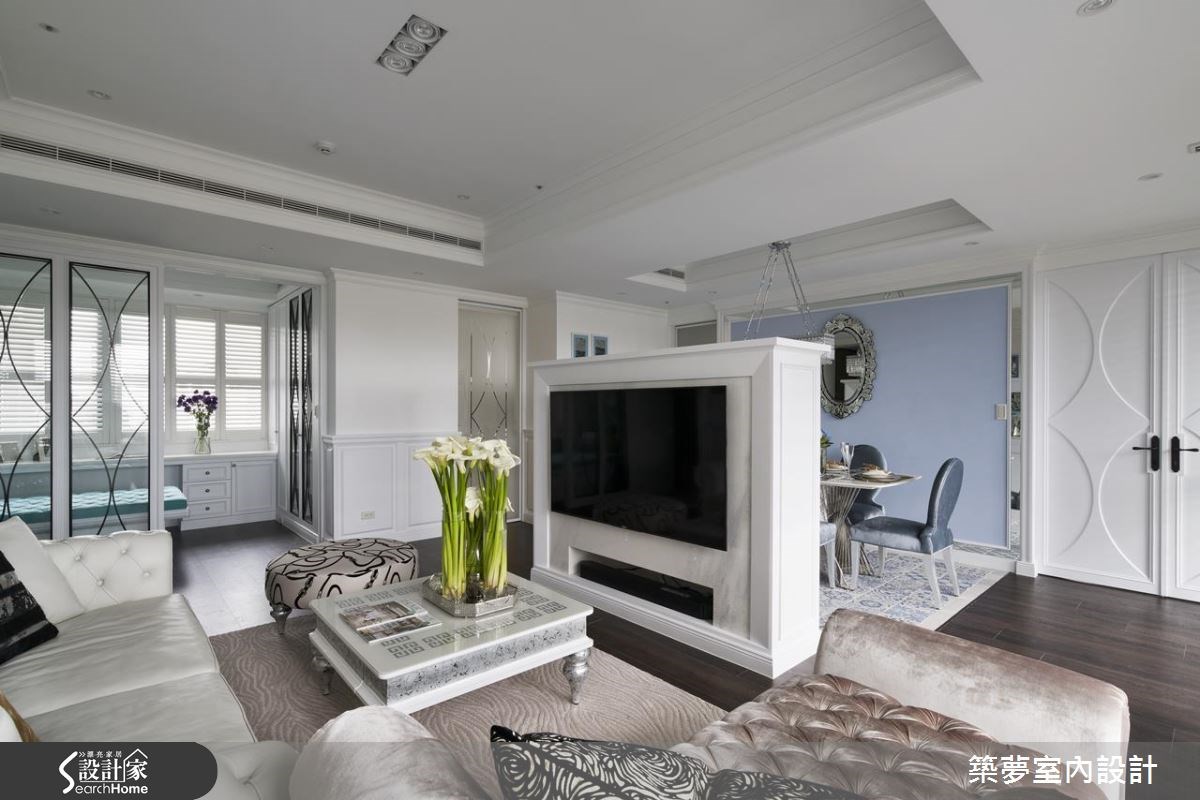 60坪新成屋(5年以下)＿新古典客廳案例圖片＿築夢室內設計＿築夢_07之6