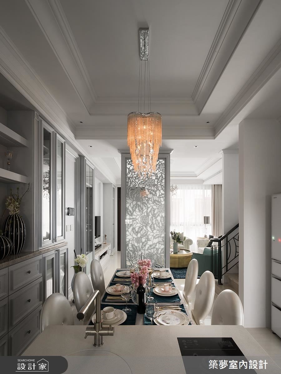 80坪新成屋(5年以下)＿新古典餐廳案例圖片＿築夢室內設計＿築夢_10之6