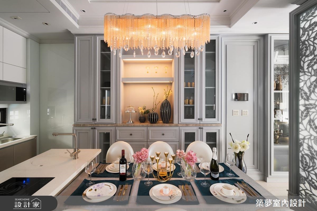 80坪新成屋(5年以下)＿新古典餐廳案例圖片＿築夢室內設計＿築夢_10之7