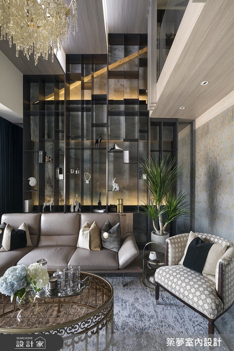 70坪新成屋(5年以下)＿新古典客廳案例圖片＿築夢室內設計＿築夢_12之7