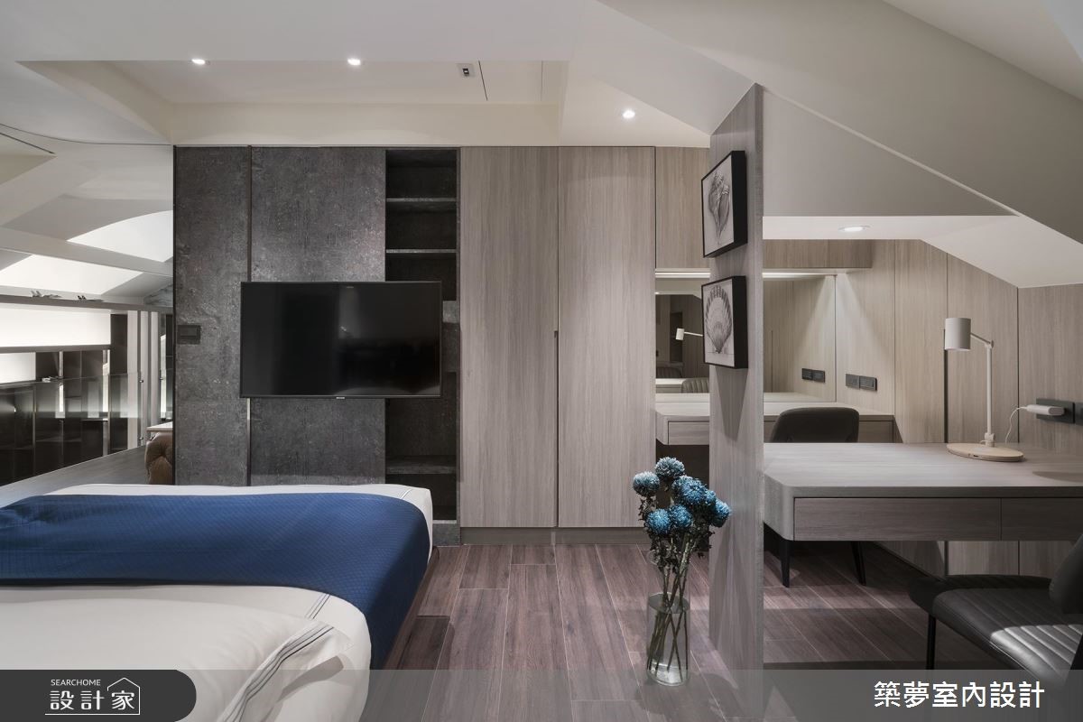 70坪新成屋(5年以下)＿新古典臥室案例圖片＿築夢室內設計＿築夢_12之21