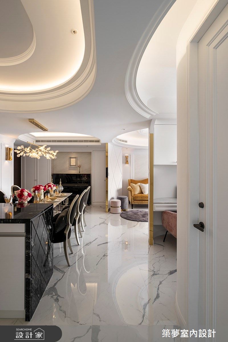 70坪新成屋(5年以下)＿新古典餐廳案例圖片＿築夢室內設計＿築夢_15之7