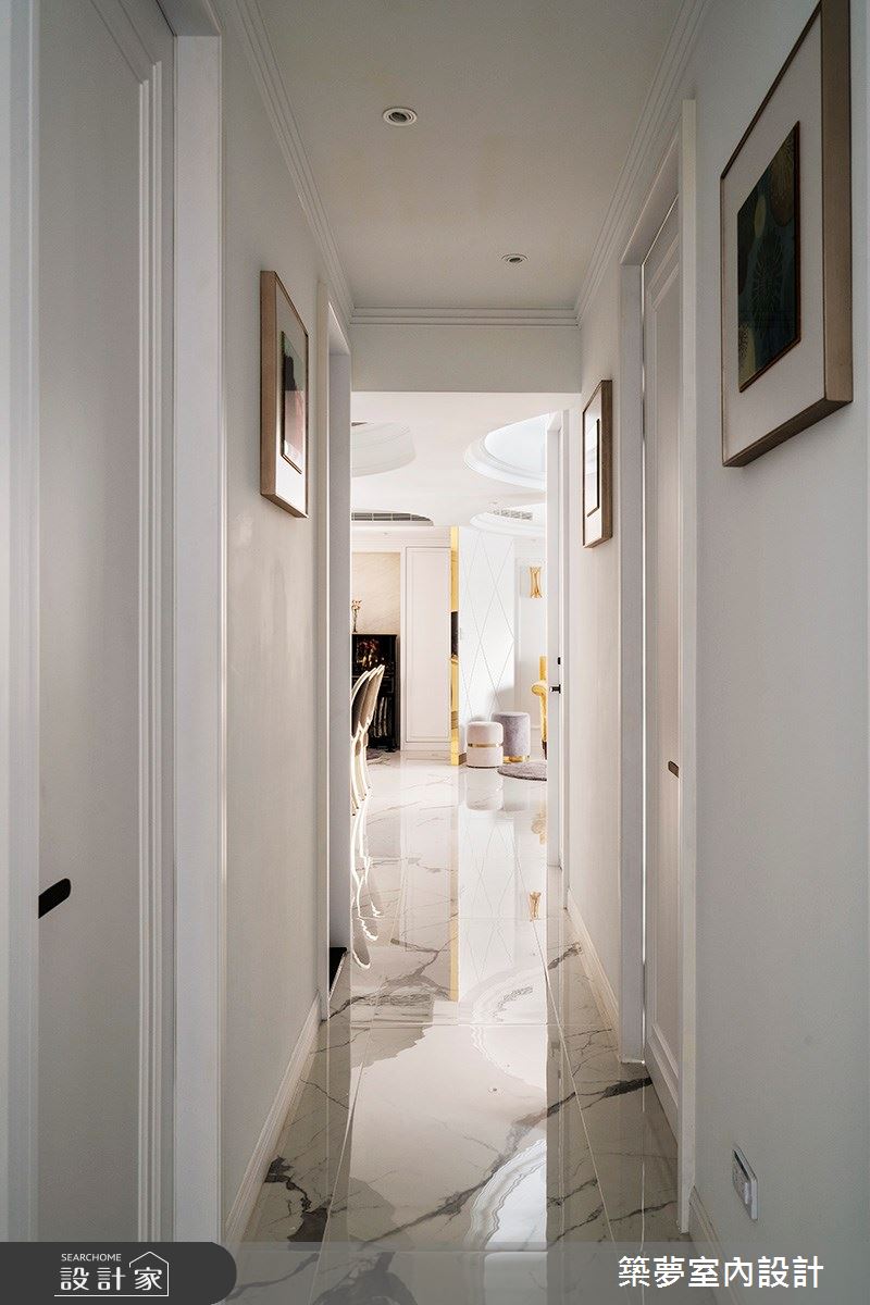 70坪新成屋(5年以下)＿新古典走廊案例圖片＿築夢室內設計＿築夢_15之11