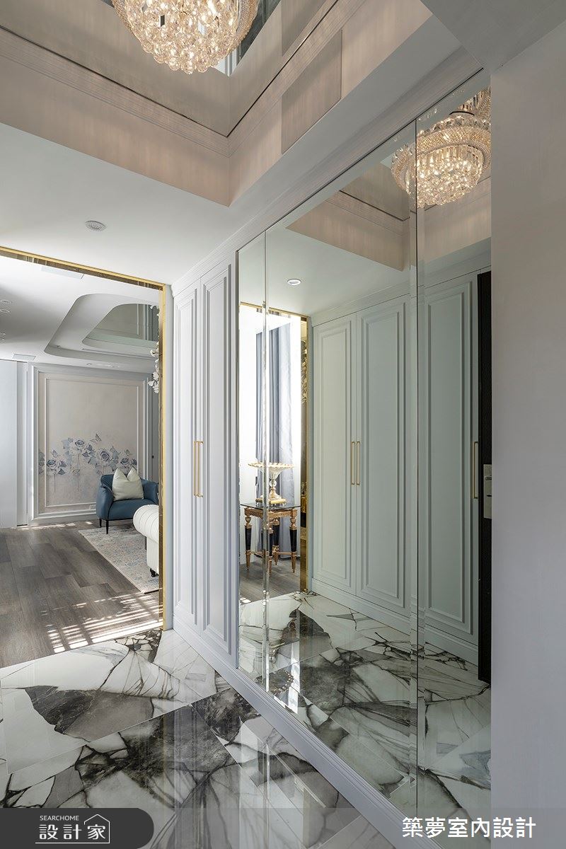 60坪老屋(31~40年)＿奢華風玄關案例圖片＿築夢室內設計＿築夢_18之2