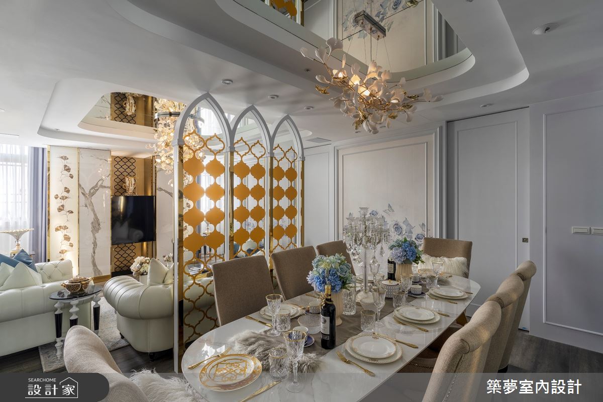 60坪老屋(31~40年)＿奢華風餐廳案例圖片＿築夢室內設計＿築夢_18之6