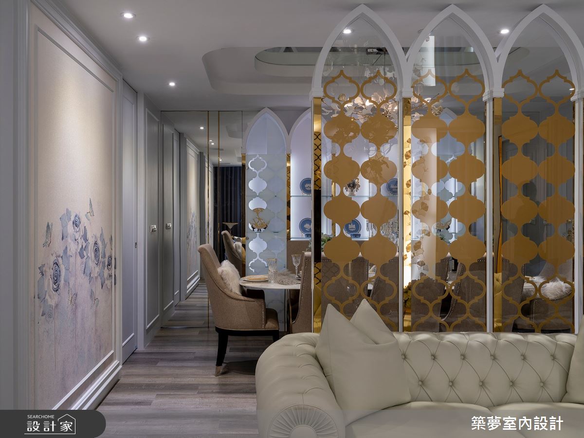 60坪老屋(31~40年)＿奢華風客廳案例圖片＿築夢室內設計＿築夢_18之11
