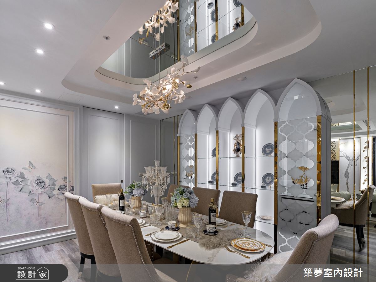 60坪老屋(31~40年)＿奢華風餐廳案例圖片＿築夢室內設計＿築夢_18之14