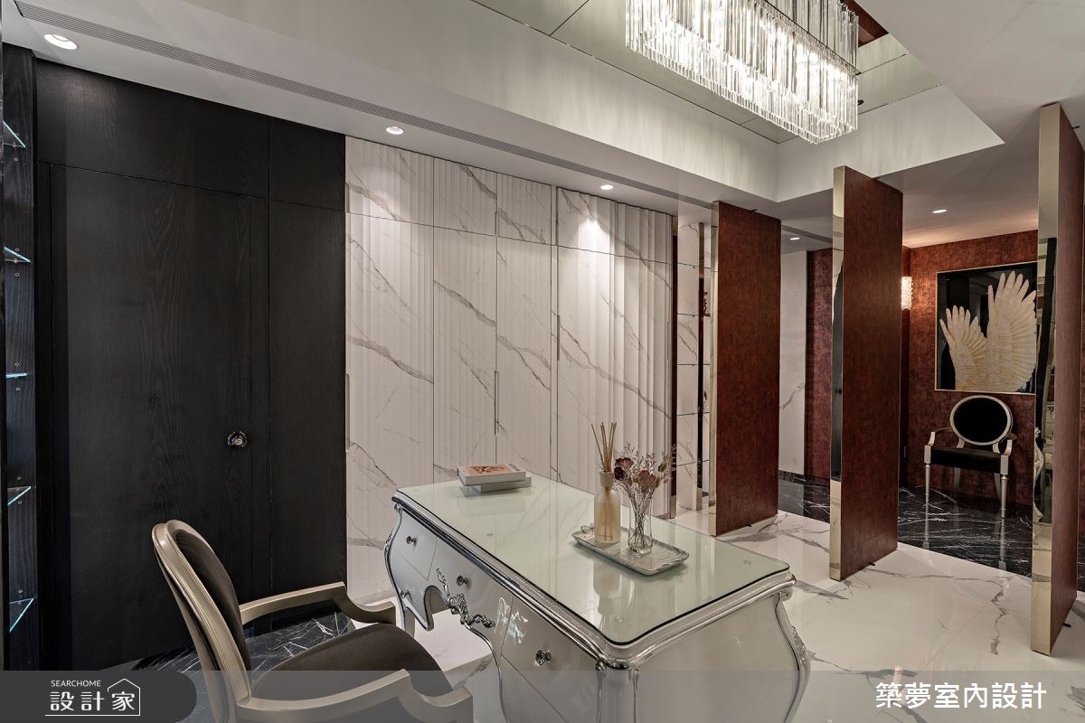 300坪新成屋(5年以下)＿奢華風書房案例圖片＿築夢室內設計＿築夢_22之6