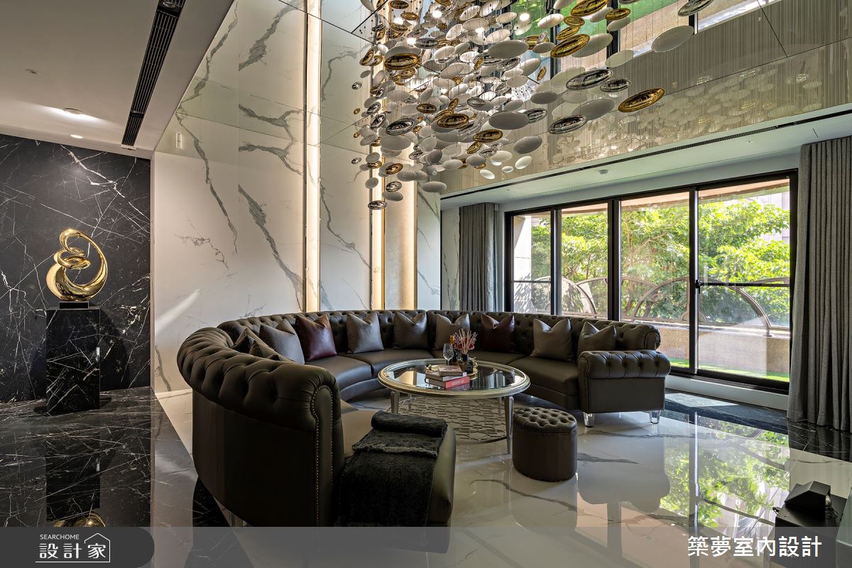 300坪新成屋(5年以下)＿奢華風客廳案例圖片＿築夢室內設計＿築夢_22之9