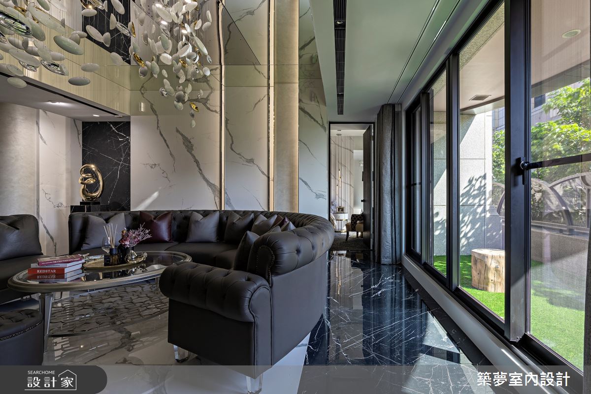 300坪新成屋(5年以下)＿奢華風客廳案例圖片＿築夢室內設計＿築夢_22之10