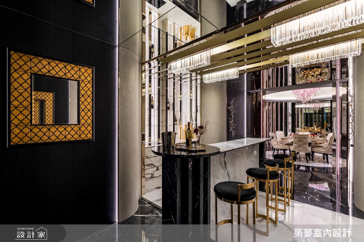 300坪新成屋(5年以下)＿奢華風吧檯案例圖片＿築夢室內設計＿築夢_22之26