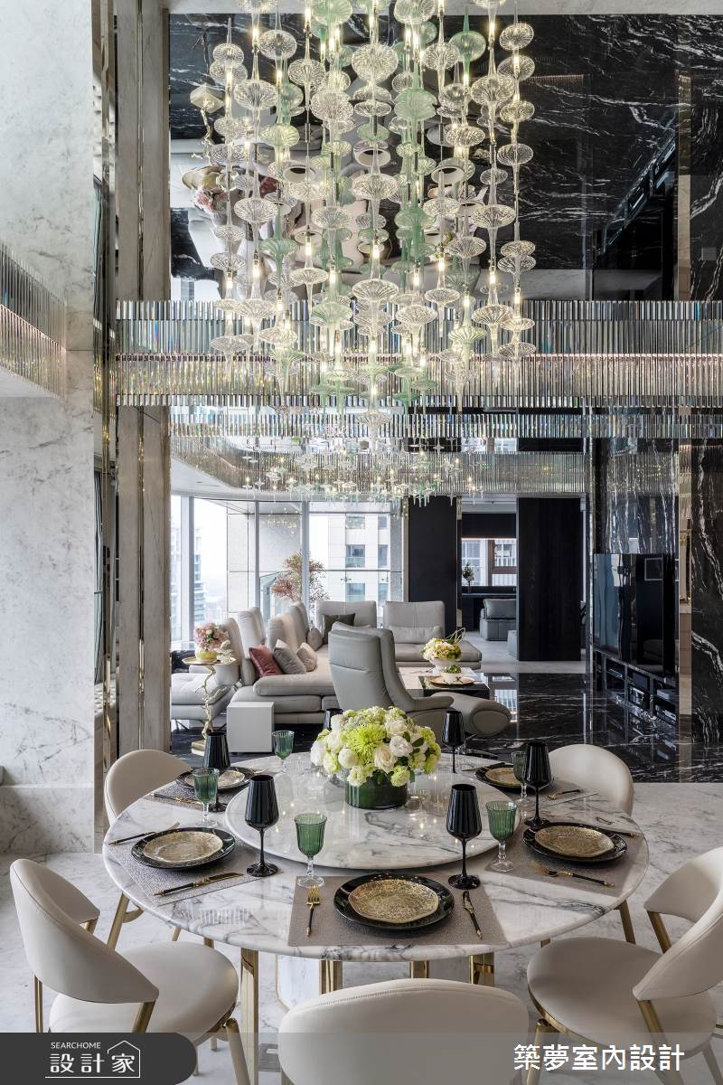 125坪毛胚屋＿奢華風客廳餐廳案例圖片＿築夢室內設計＿築夢_24之10