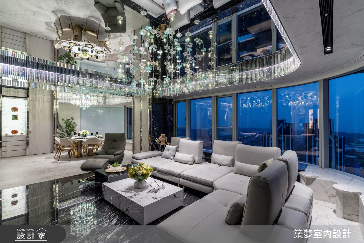 125坪毛胚屋＿奢華風客廳餐廳案例圖片＿築夢室內設計＿築夢_24之17